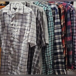 EUC Bundle Men's Plaid Shirts.